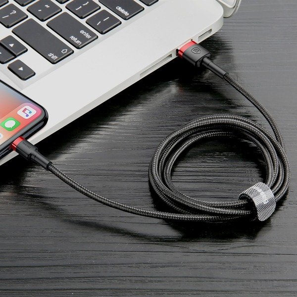 Baseus Cafule | USB til Lightning-kabel for iPhone 6 7 8 X 2.4A 50cm