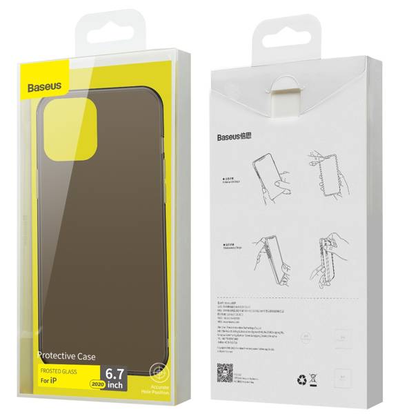 Baseus Frosted Glass | Etui til iPhone 12 Pro Max 6.7'' 2020 EOL