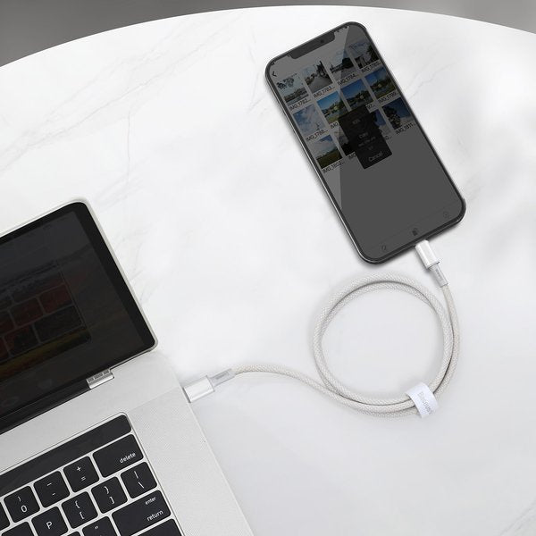 Baseus High Density | USB-C Lightning-kabel til iPhone Power Delivery 20W 18W, 1m