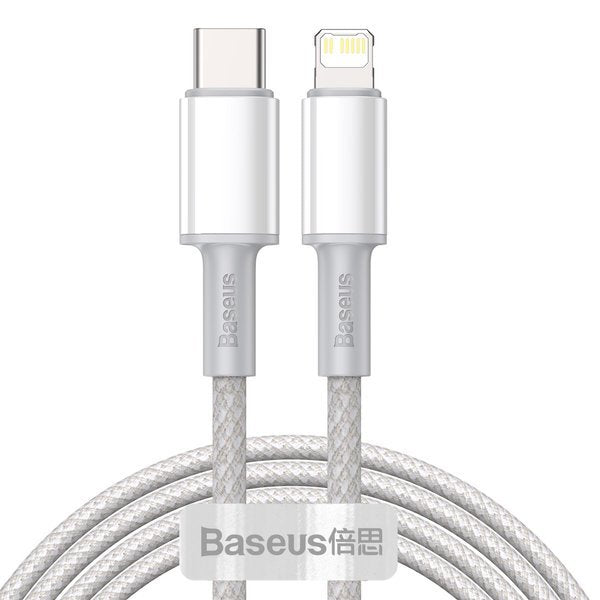 Baseus High Density | USB-C Lightning-kabel til iPhone Power Delivery 20W 18W, 2m