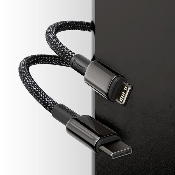 Baseus Tungsten Gold | USB-C - Lightning-kabel til iPhone Power Delivery 20W 1m