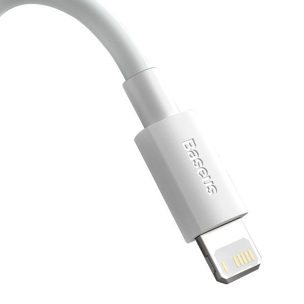 Baseus Simple Wisdom | Sett med 2 USB - Lightning-kabler til Apple iPhone 2.4A, 1.5m