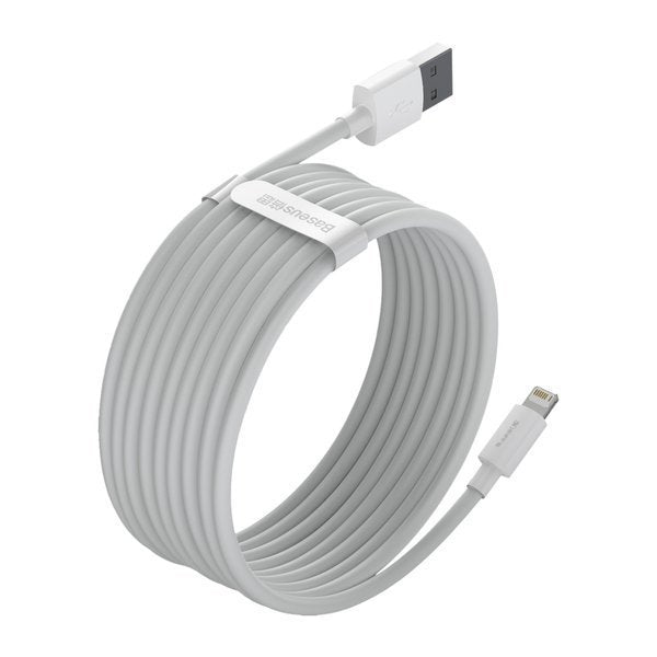 Baseus Simple Wisdom | Sett med 2 USB - Lightning-kabler til Apple iPhone 2.4A, 1.5m