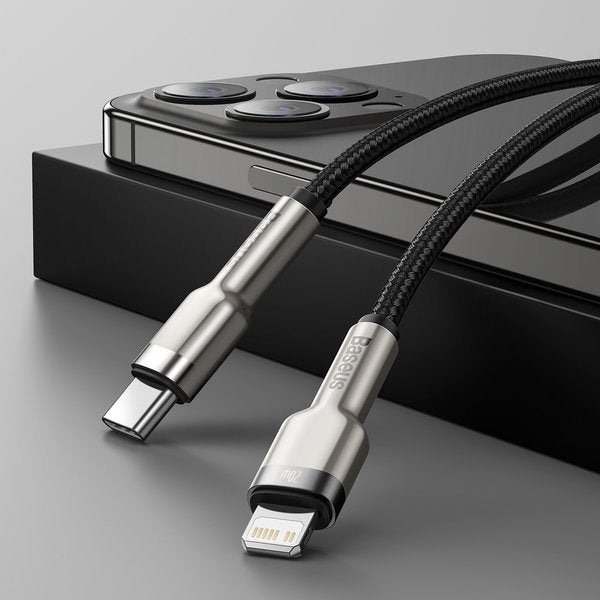 Baseus Cafule Metal | USB-C Lightning PD 20W-kabel til iPhone og iPad