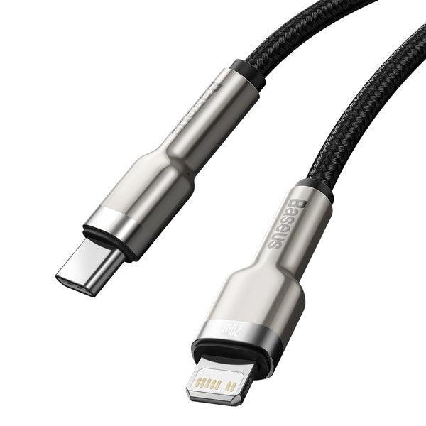 Baseus Cafule Metal | USB-C Lightning PD 20W-kabel til iPhone og iPad