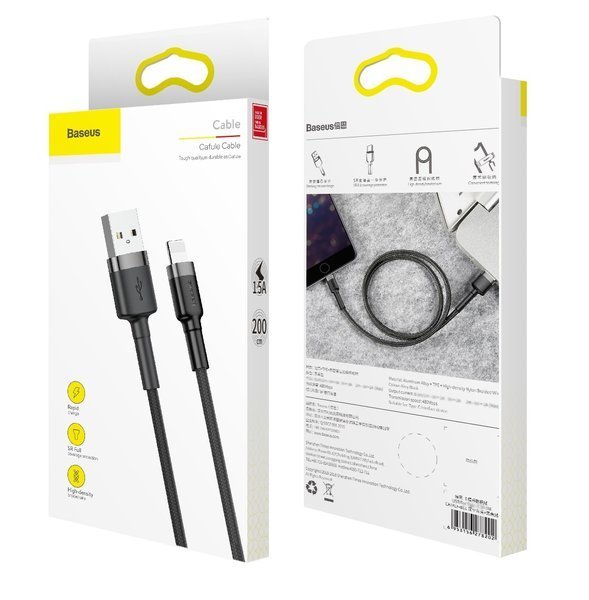 Baseus Cafule Cable | USB - Lightning-kabel til iPhone og iPad 1.5A, 2m