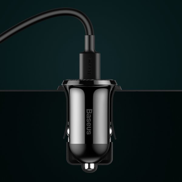 Baseus Grain Pro | Car charger 2x USB 4.8A 24W