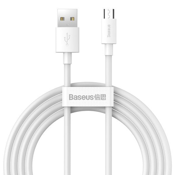 Baseus Simple Wisdom | USB - Micro USB Quick Charge 2.1A cable 1.5m, 2 pieces