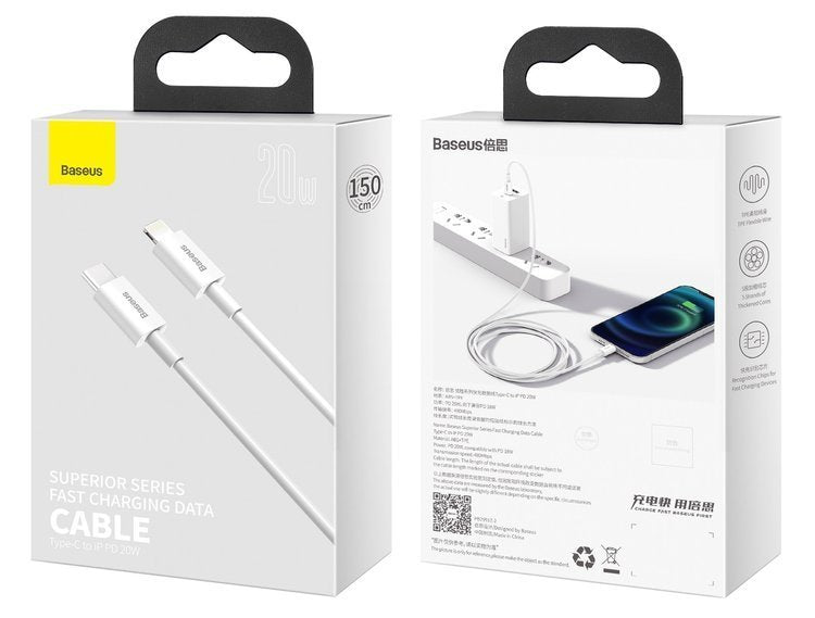 Baseus Superior Series | USB-C Lightning cable for iPhone Power Delivery 20W 1.5m