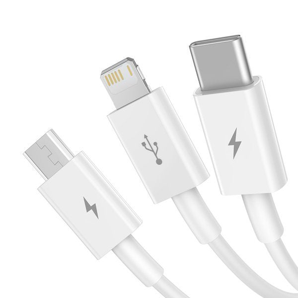 Baseus Superior | 3-in-1 USB - USB-C Micro Lightning 3.5A cable