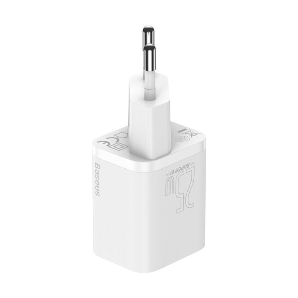 Baseus Super Si Sets | Vegglader + USB-C kabel 25W QC3.0 PD