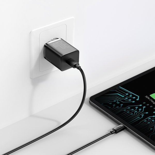 Baseus Super Si | Vegglader 30W USB-C Power Delivery Quick Charge QC 3.0