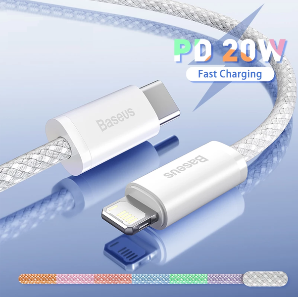 Baseus Dynamic Series | Kabel USB-C - Lightning til iPhone Power Delivery 20W 2m