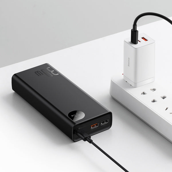 Baseus Adaman | Powerbank på 20000mAh med 3x USB USB-C QC 3.0 PD Samsung AFC 30W