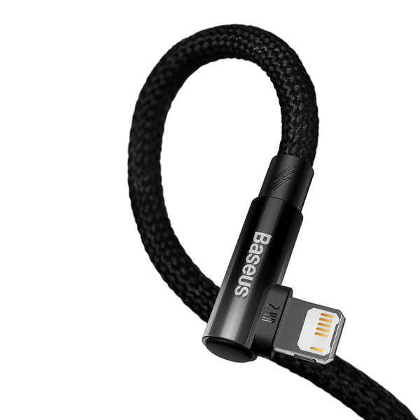 Baseus MVP 2 | Vinkelkabel USB-A - Lightning for iPhone iPad Airpods 2.4A 2m