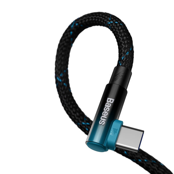 Baseus MVP 2 | Vinkelkabel USB - Type C 100W for Huawei 1m 6A