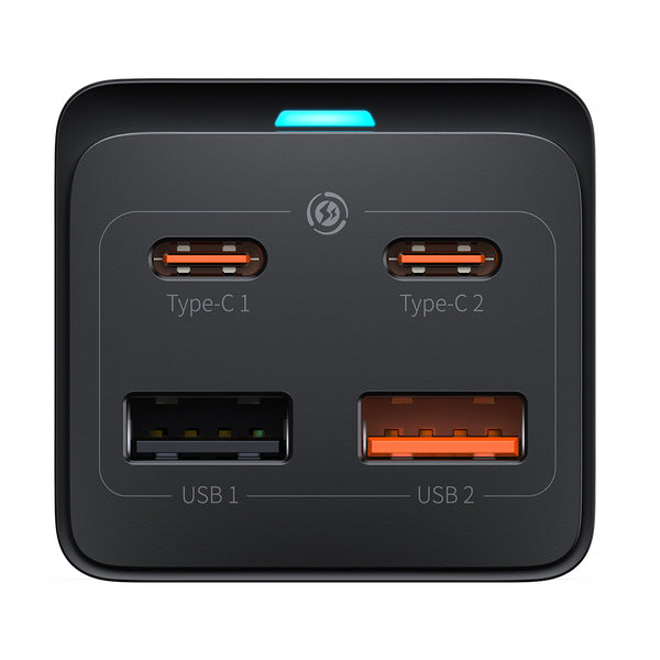 Baseus GaN3 Pro AC+2U+2C | Vegglader AC 230V med 2xUSB-A 2x USB-C 65W