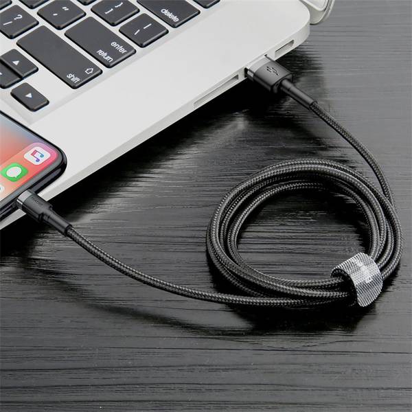 Baseus Cafule Cable | Robust USB - Lightning kabel for iPhone 6 7 8 X 2.4A 1m