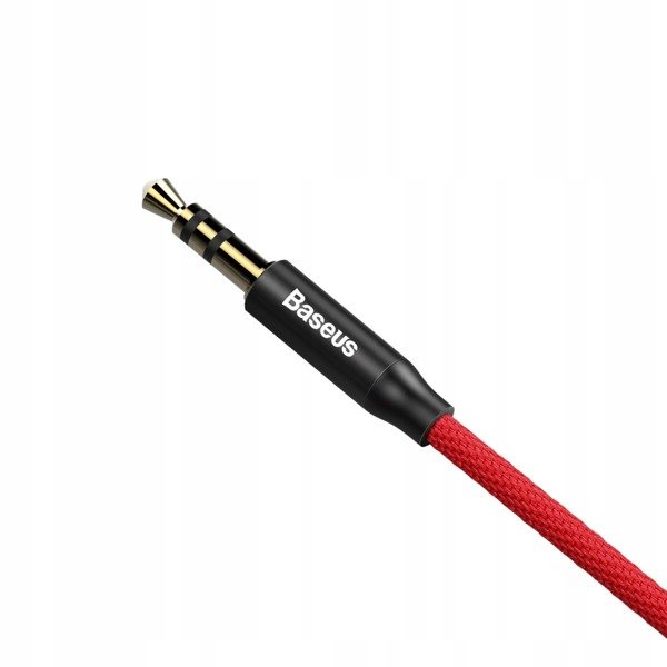 Baseus Yiven | Gullbelagt Audio AUX Mini Jack 3,5 mm - Mini Jack 3,5 mm 100cm-kabel