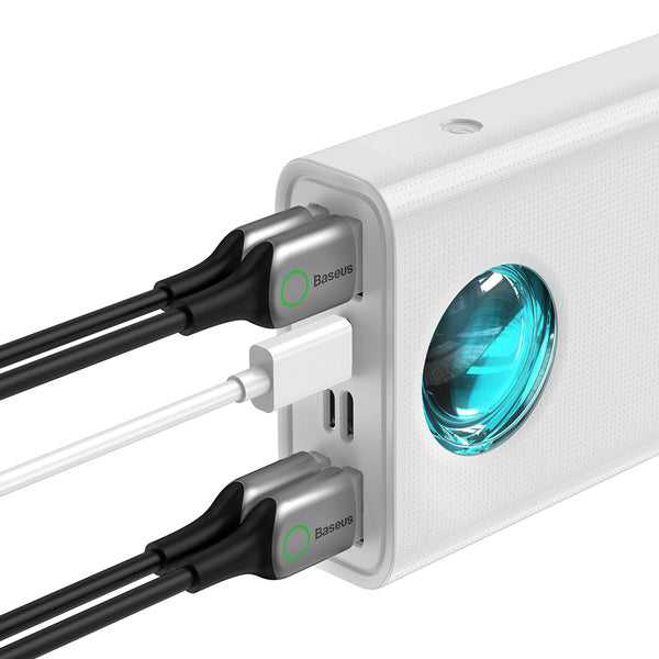 Baseus Ambilight 65W | Powerbank på 30000mAh med 4x USB + USB-C Power