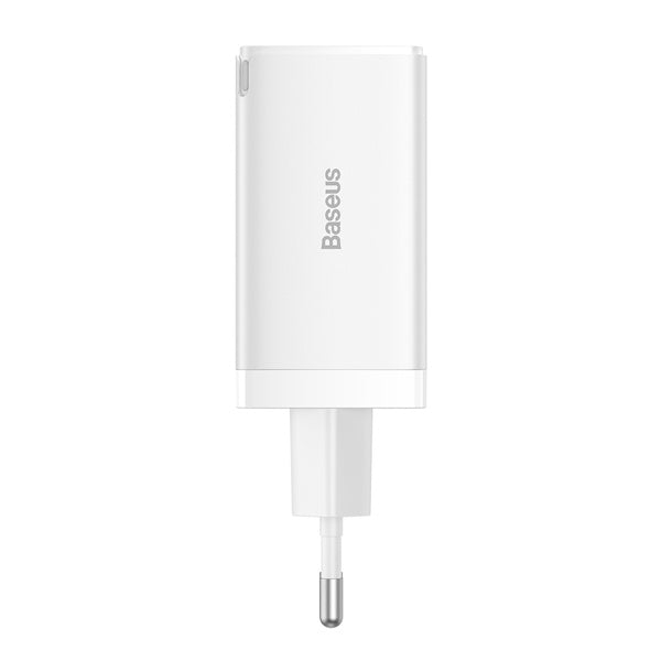 Baseus GaN5 Pro 2C+U | Vegladeger, strømforsyning 3x USB-A USB-C PD QC4.0 65W