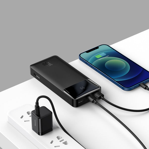 Baseus Bipow Digital Display | Power Bank 20000mAh 15W Power Delivery USB USB-C Overseas Edition