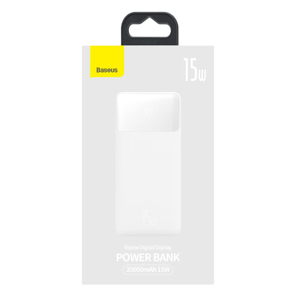 Baseus Bipow Digital Display | Power Bank 20000mAh 15W Power Delivery USB USB-C Overseas Edition