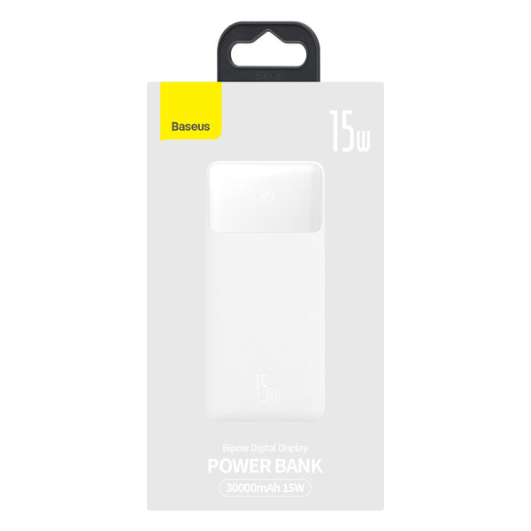 Baseus Bipow Digital Display | Power Bank 30000mAh 15W Power Delivery USB USB-C Overseas Edition