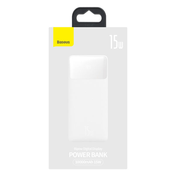 Baseus Bipow Digital Display | Power Bank 10000mAh 15W Power Delivery USB USB-C Overseas Edition