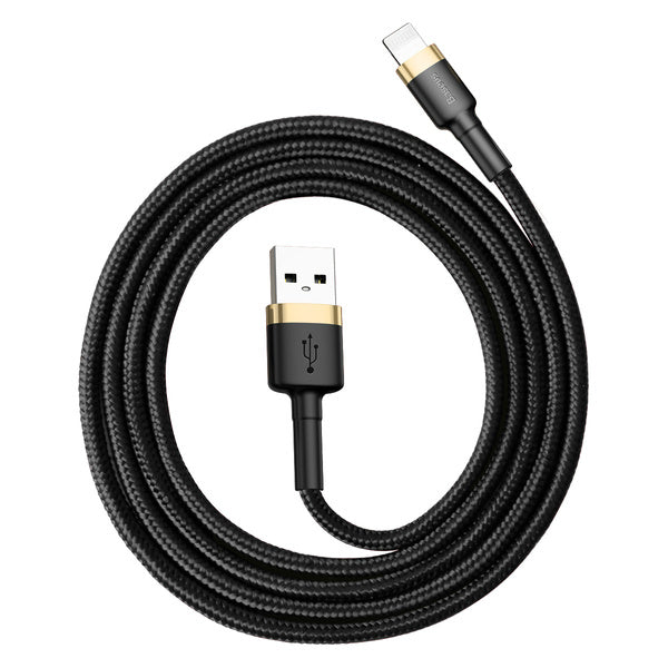 Baseus Cafule Cable | Solid USB - Lightning-kabel til iPhone 6 7 8 X 2.4A 1m