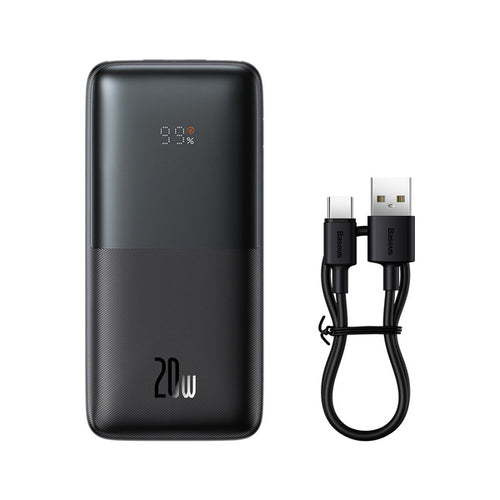 Baseus Bipow Pro | Power Bank 10000mAh 20W med USB-C PD QC Samsung AFC Overseas Edition