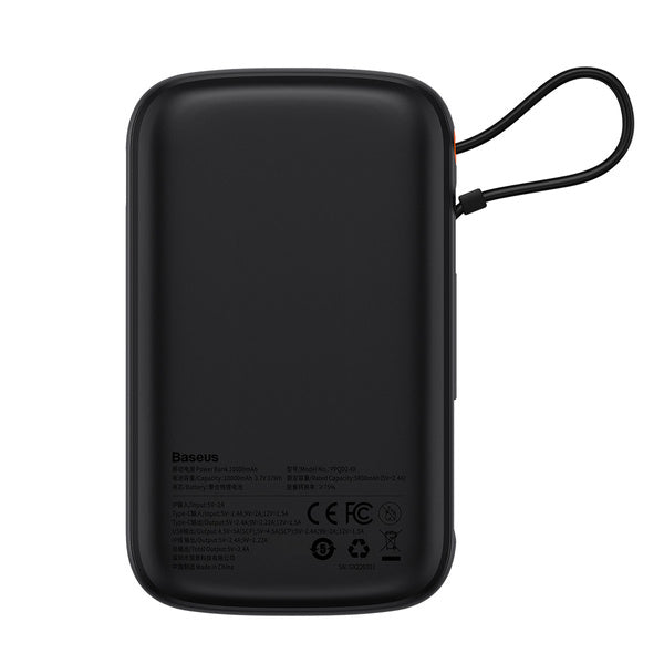 Baseus Qpow Pro | Power Bank 10000mAh PD 20W QC 3.0 med Lightning-kabel (til iPhone) Overseas Edition