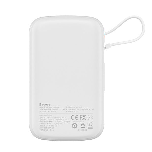 Baseus Qpow Pro | Power Bank 10000mAh PD 20W QC 3.0 med Lightning-kabel (til iPhone) Overseas Edition