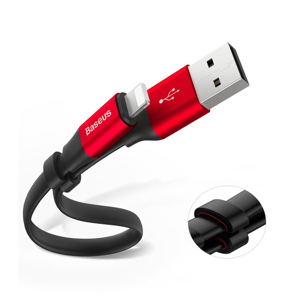 Baseus Nimble Portable | USB - Lightning - ladekabel 3A 23cm