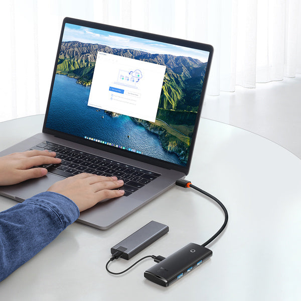 Baseus Lite-serien 4-port | HUB-adapter USB-deler USB - USB 3.0 * 4 25cm