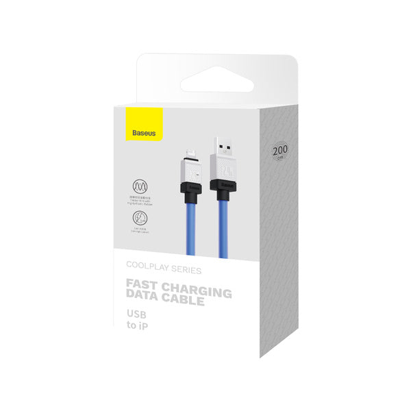 Baseus CoolPlay-serien | USB-Lightning-kabel til Apple iPhone iPad AirPods 2m 2.4A