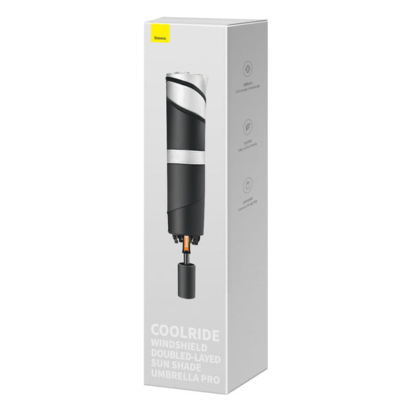 Baseus CoolRide Pro | Solbeskyttelsesparaply for bilens frontrute, liten