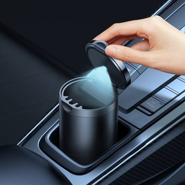 Baseus Premium Car Ashtray II | LED-belyst bilaskebeger for bil og kontor