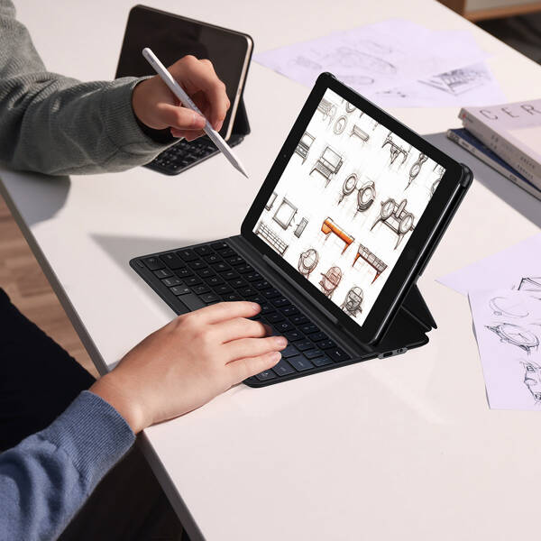 Baseus Brilliance | Etui med tastatur til Apple iPad 10.2" 2019 / 2020 / 2021