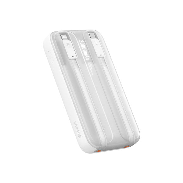 Baseus Comet | Powerbank 20000mAh med USB-C og Lightning-kabel, 22.5W PD QC3.0 AFC SCP FCP