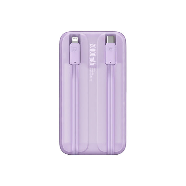 Baseus Comet | Powerbank 20000mAh med USB-C og Lightning-kabel, 22.5W PD QC3.0 AFC SCP FCP