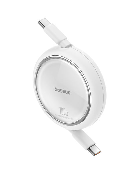 Baseus Free2Draw Mini | Kabel med justerbar lengde USB-C Type-C Power Delivery 100W, 1m