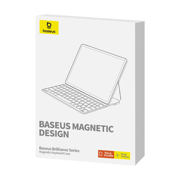 Baseus Brilliance | Magnetisk etui med tastatur til Apple iPad Air 4, Air 5 10.9", Pro 11" 2018 / 2020 / 2021 / 2022