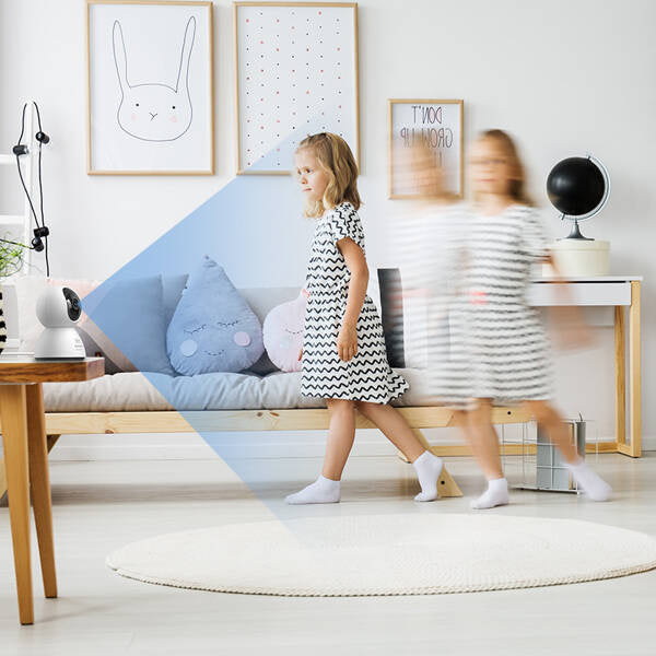 Baseus Security P1 – Smart innendørs IP WiFi-kamera med 3K-oppløsning med bevegelses- og gråtdeteksjon
